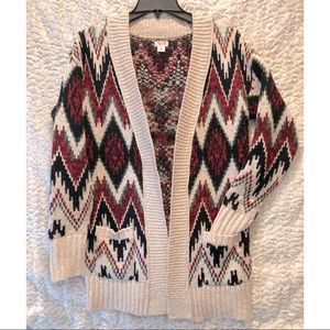 Open front cardigan